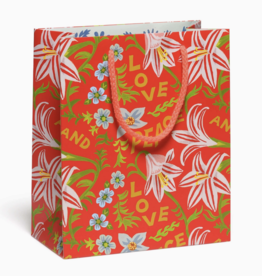 Peace and Love Amaryllis Gift Bag - Medium