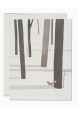 Fox in the Snow Greeting Card
