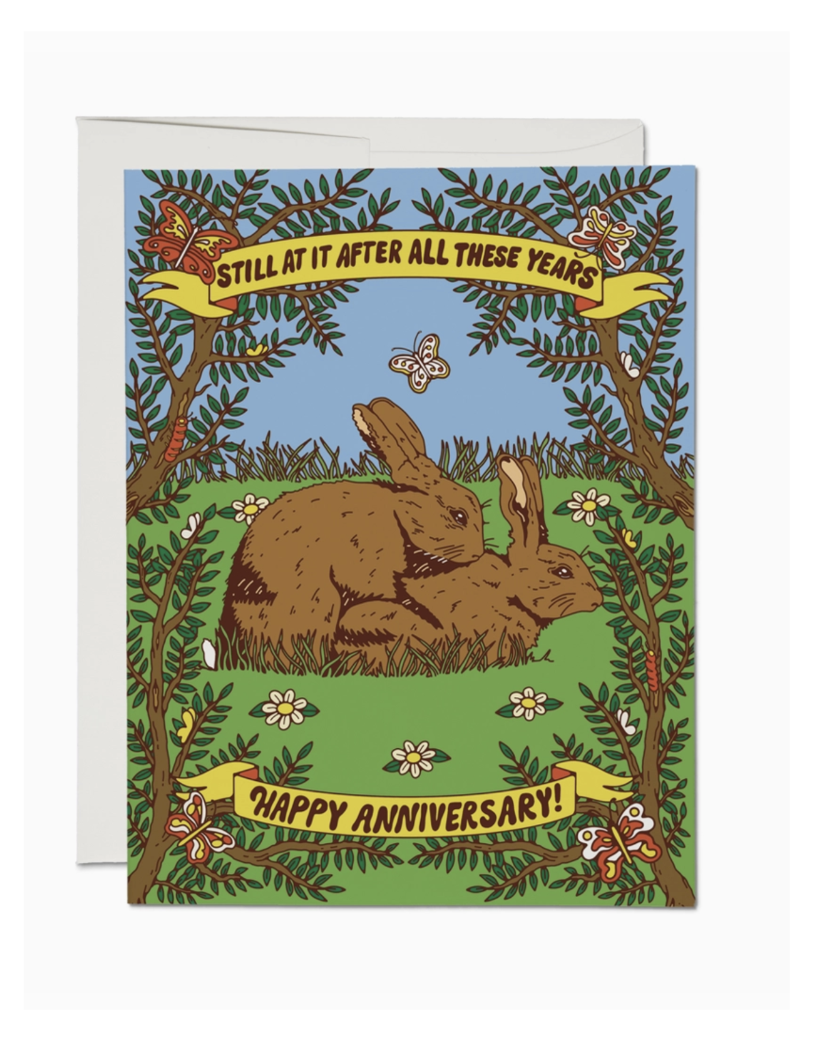 Still At It After All These Years Anniversary Greeting Card