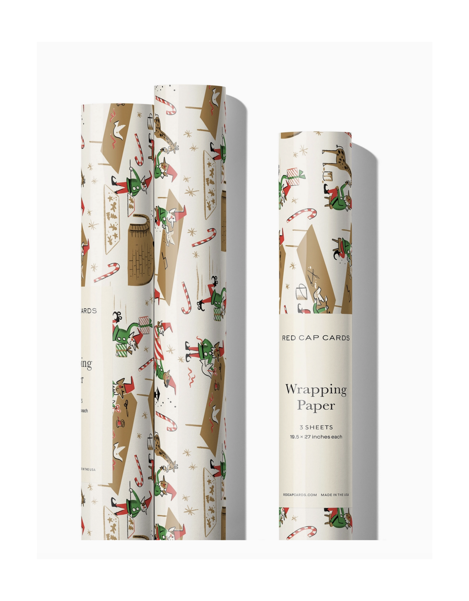 Santa's Workshop Holiday Wrapping Paper - Curbside Only