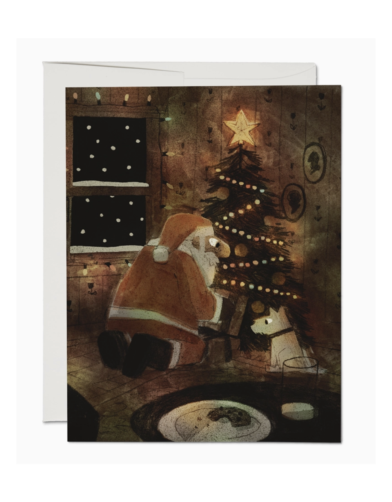 Twinkling Lights Holiday Greeting Card
