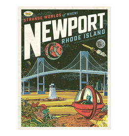 Strange Worlds of When! Print - Newport Bridge