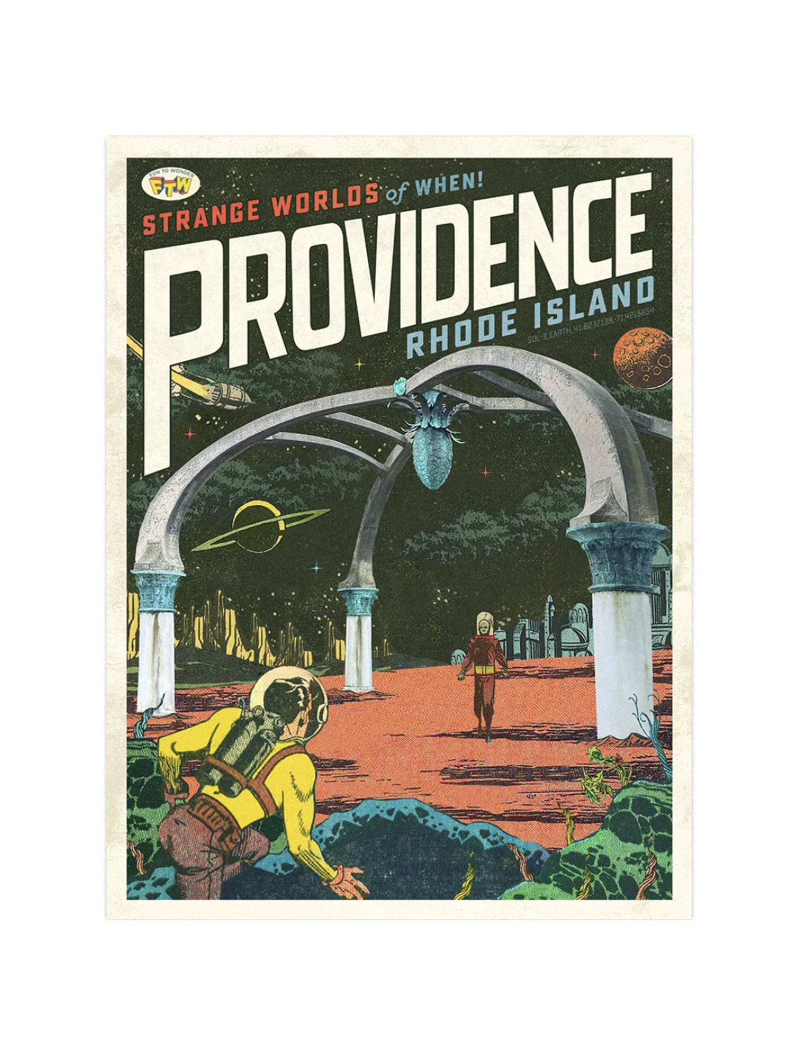 Strange Worlds of When! Magnet - The Pine Cone