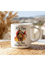 Everything is Fine Dog Meme Mug