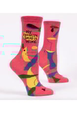 My Favorite Salad Is Wine Women's Crew Socks*