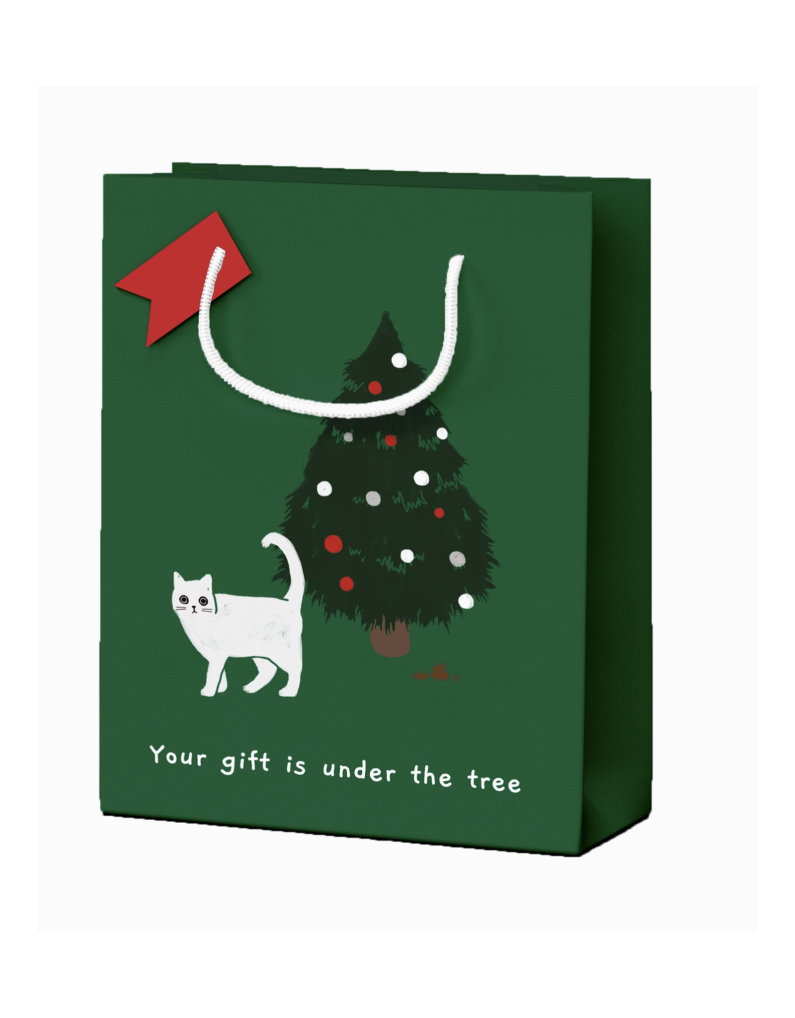 Your Gift Is Under the Tree Cat Gift Bag