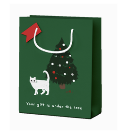 Your Gift Is Under the Tree Cat Gift Bag