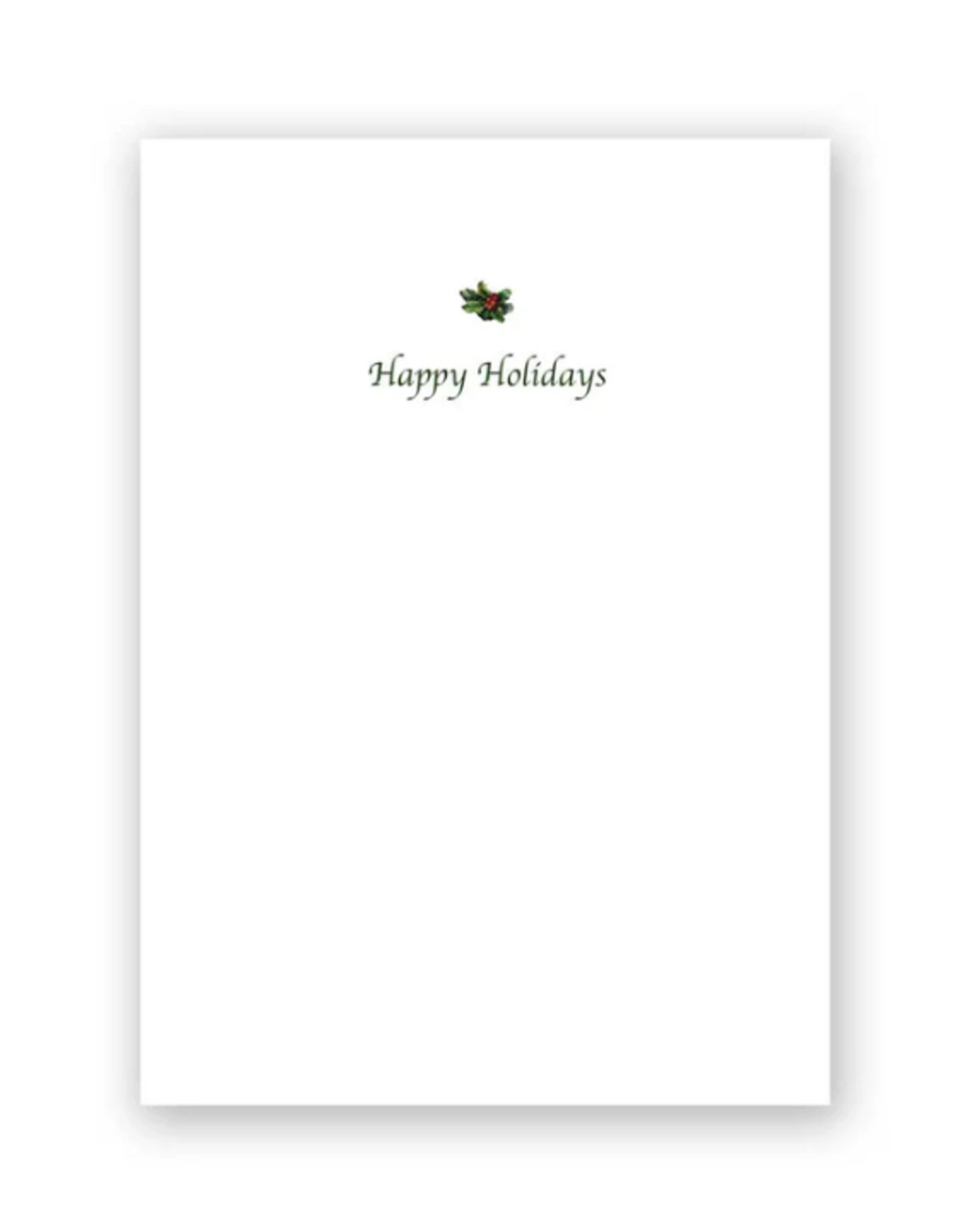 The Mouse Isn't Stirring Cat Christmas Greeting Card