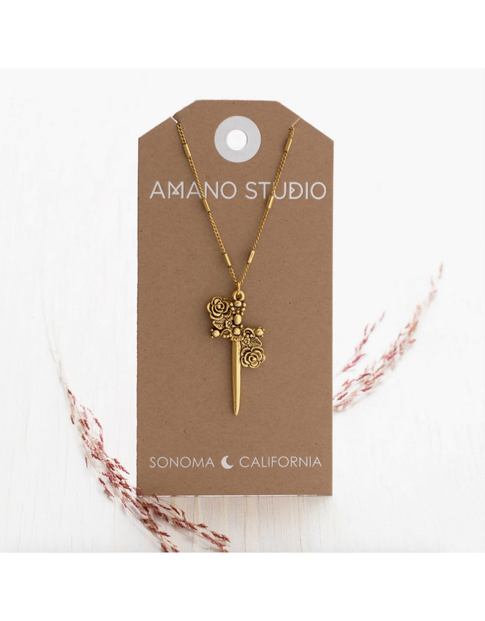 Gothic Romance Dagger Necklace
