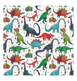 Decked Out Dinosaurs Wrapping Paper - Curbside Only