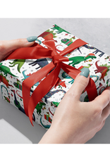 Decked Out Dinosaurs Wrapping Paper - Curbside Only