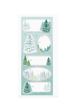 Snowy Trees Gift Labels Snowy Trees Gift Labels