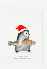 Holiday Cod Greeting Card