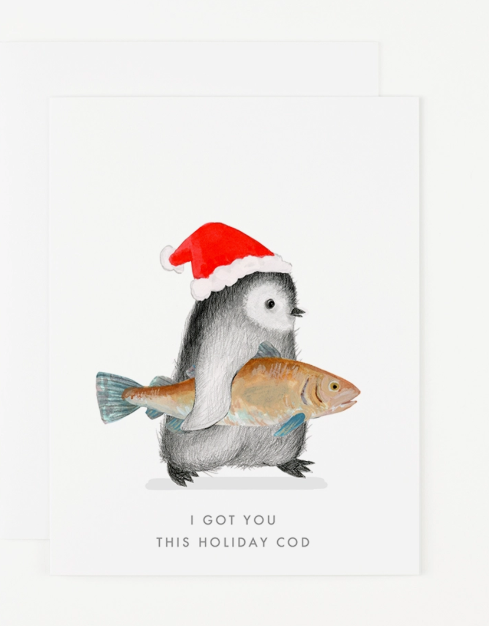 Holiday Cod Greeting Card