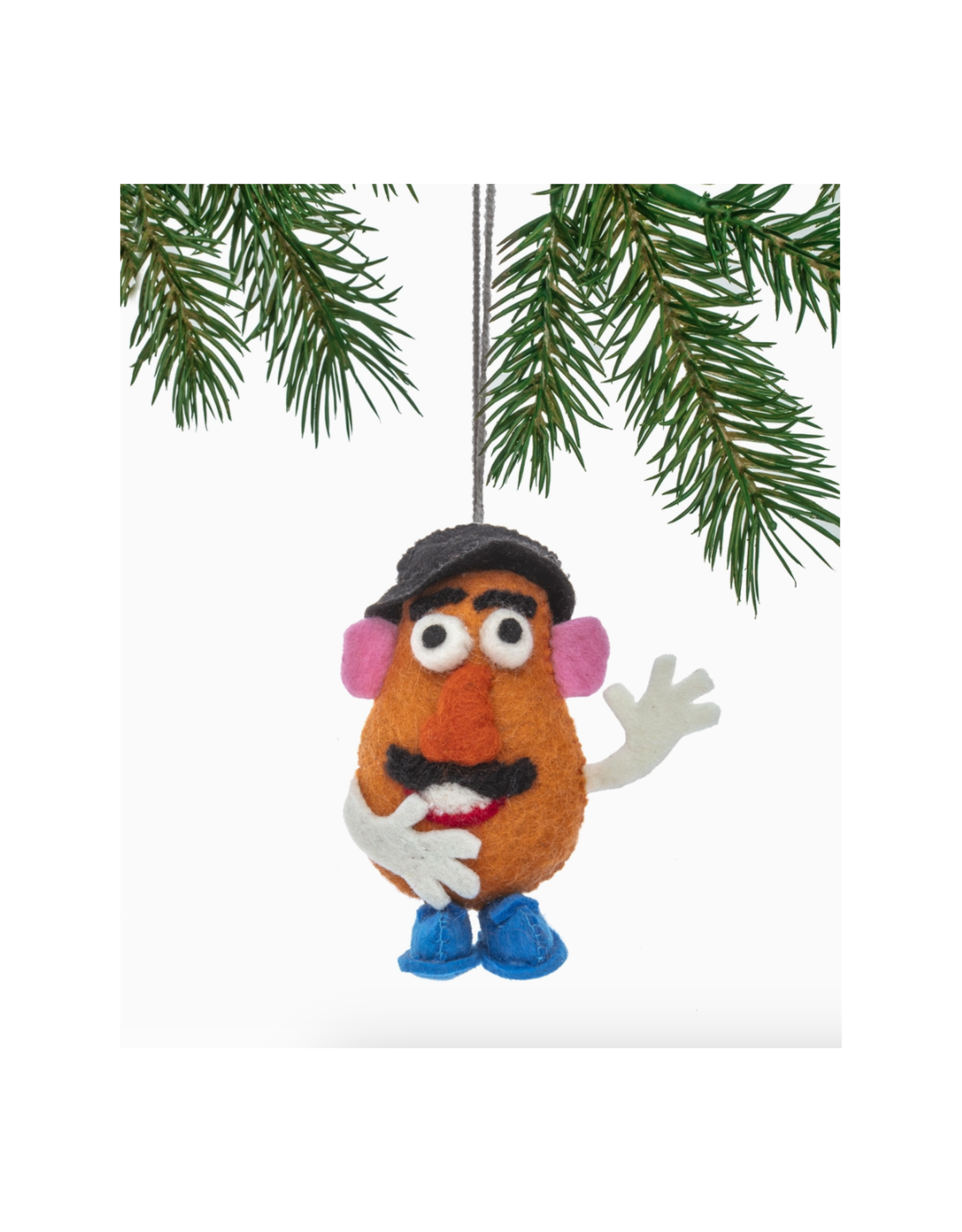 Mr Potatohead Felted Ornament