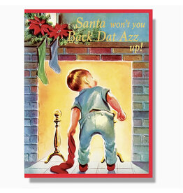 Santa Back Dat Azz Up! Holiday Card