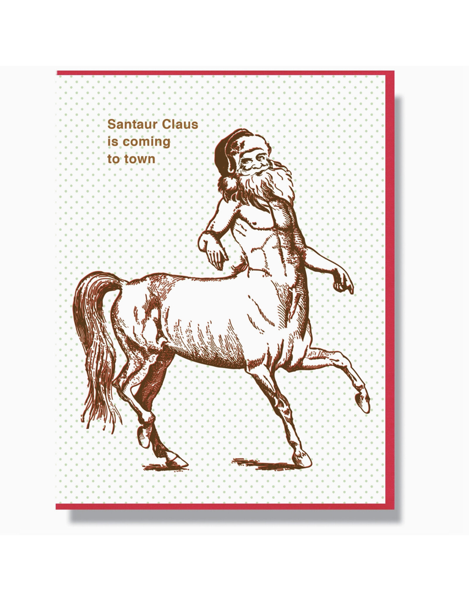 Santaur Claus Holiday Card