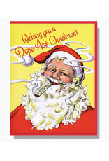 Dope Ass Christmas Santa Joint Holiday Card
