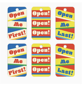Open! Open! Open! Gift Tags