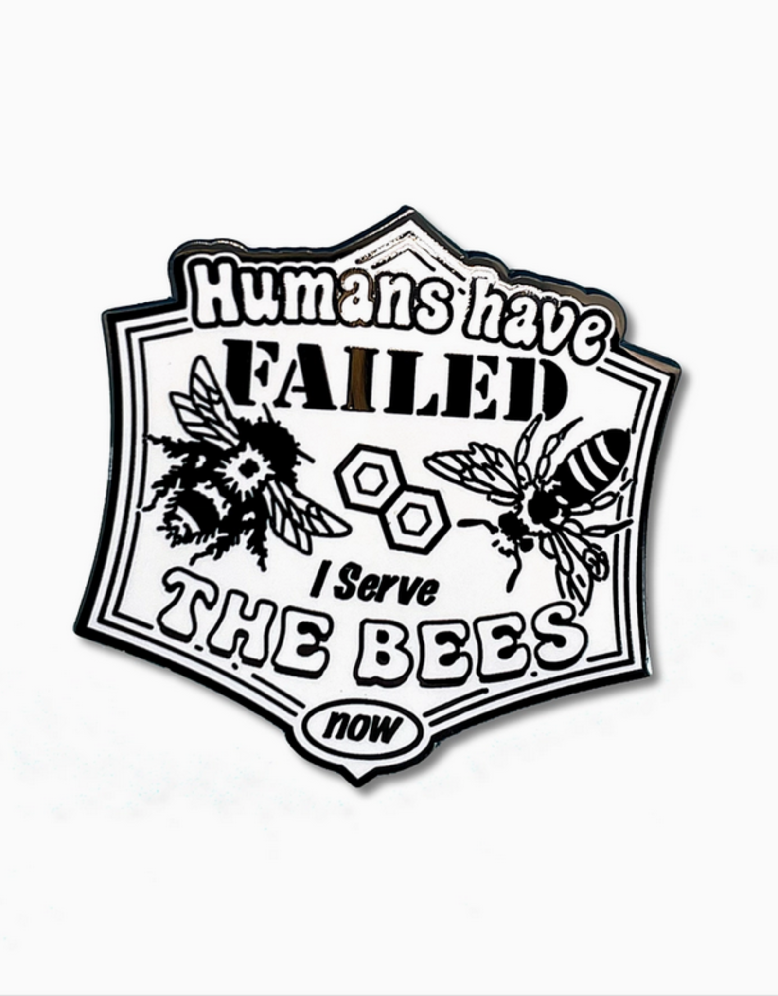 I Serve The Bees Enamel Pin