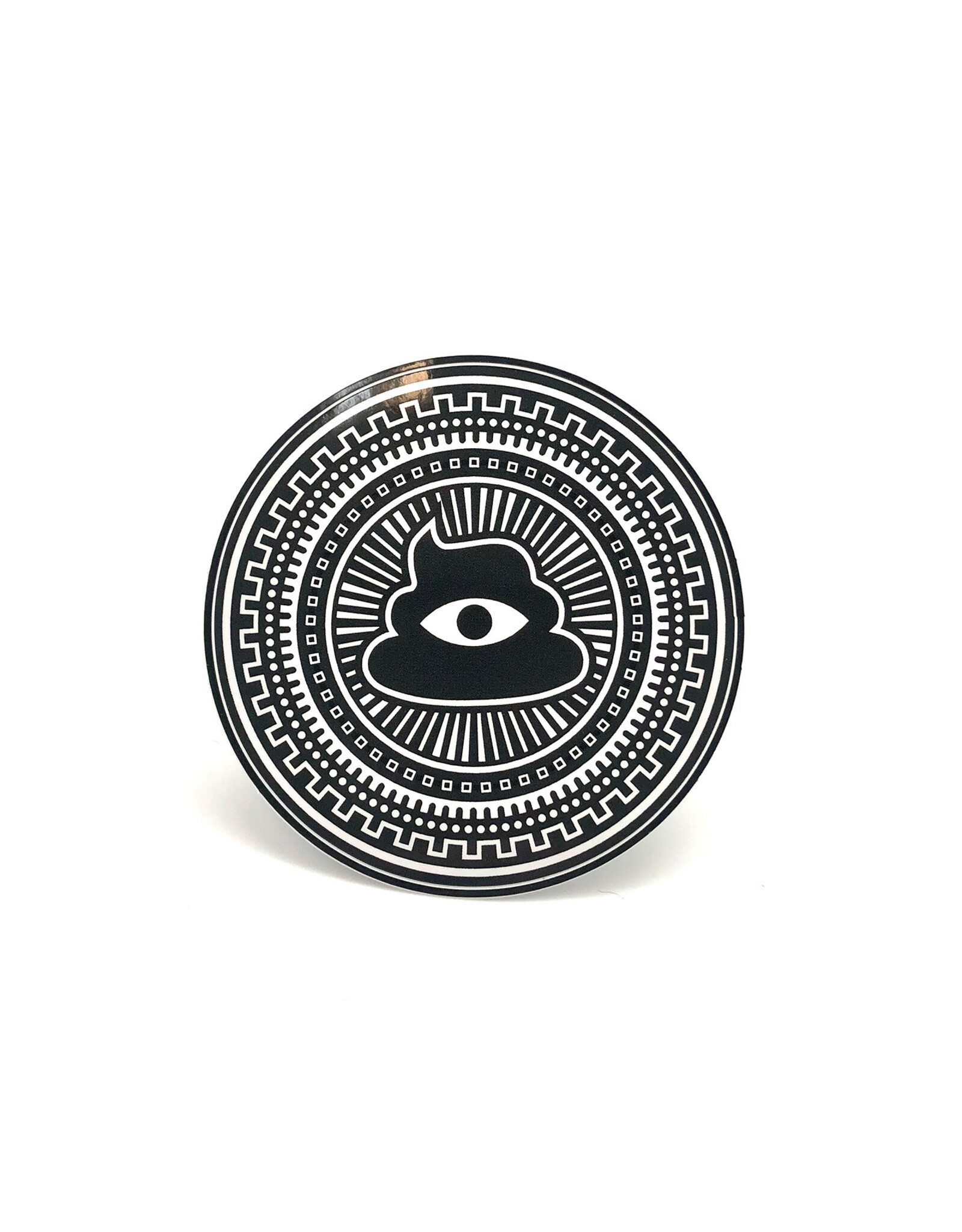 All Pooping Eye Round Sticker *