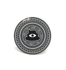 All Pooping Eye Round Sticker *