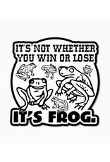 It's Frog Die Cut Sticker