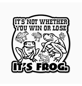 It's Frog Die Cut Sticker