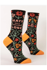 Hate Will Fucking Lose Women's Crew Socks*