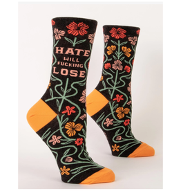Hate Will Fucking Lose Women's Crew Socks*