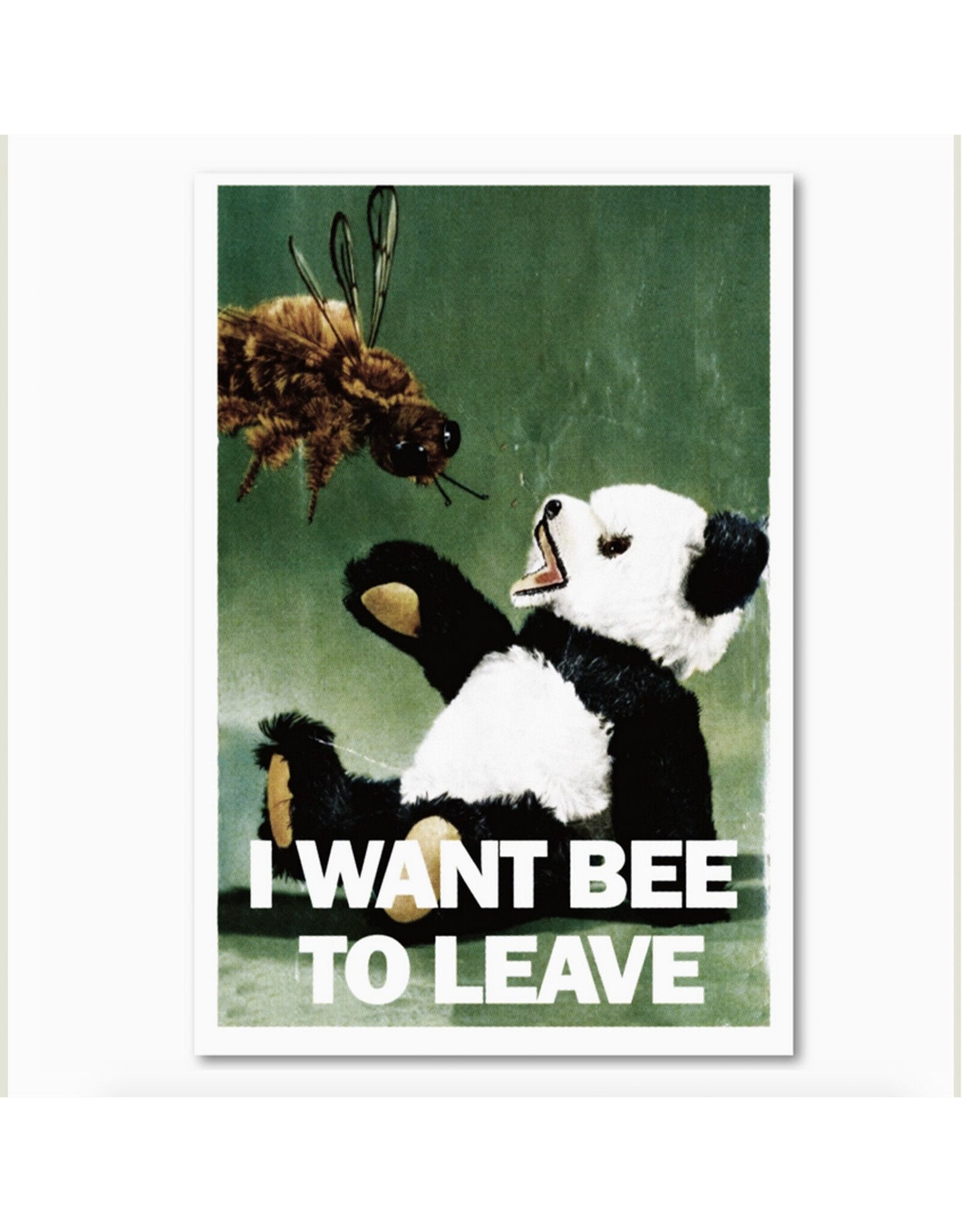 I Want Bee To Leave Risograph Print - 11.5 x 17"