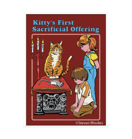 Kitty's First Sacrificial Offering Magnet