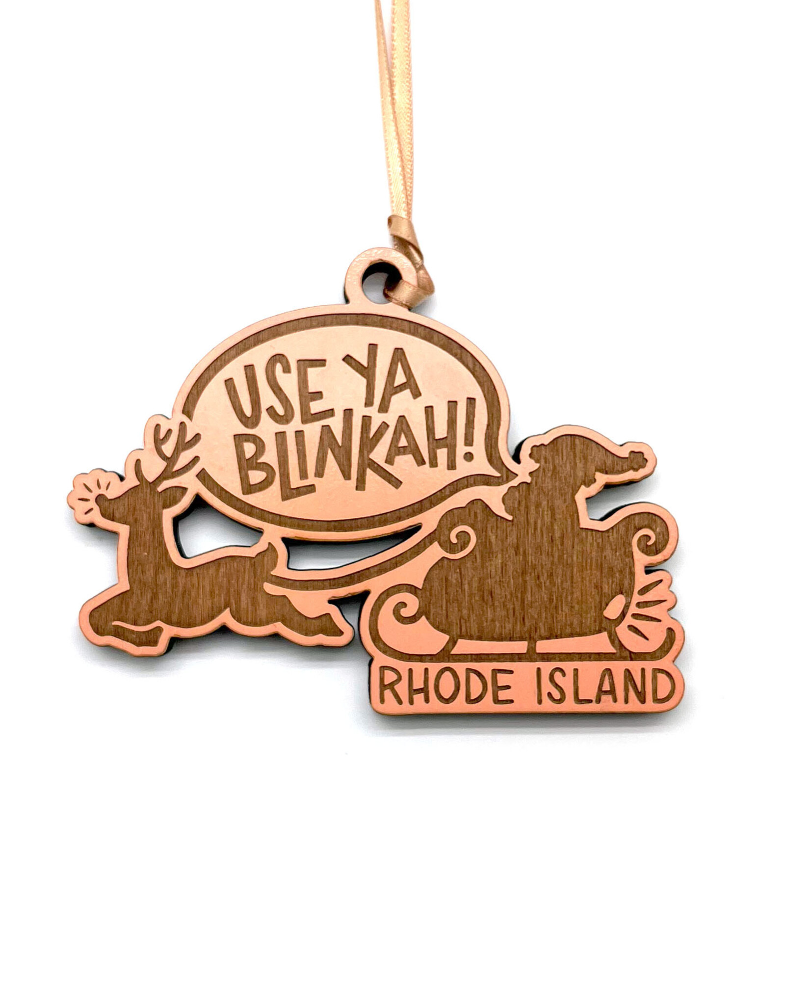 Use Your Blinkah! Reindeer Ornament