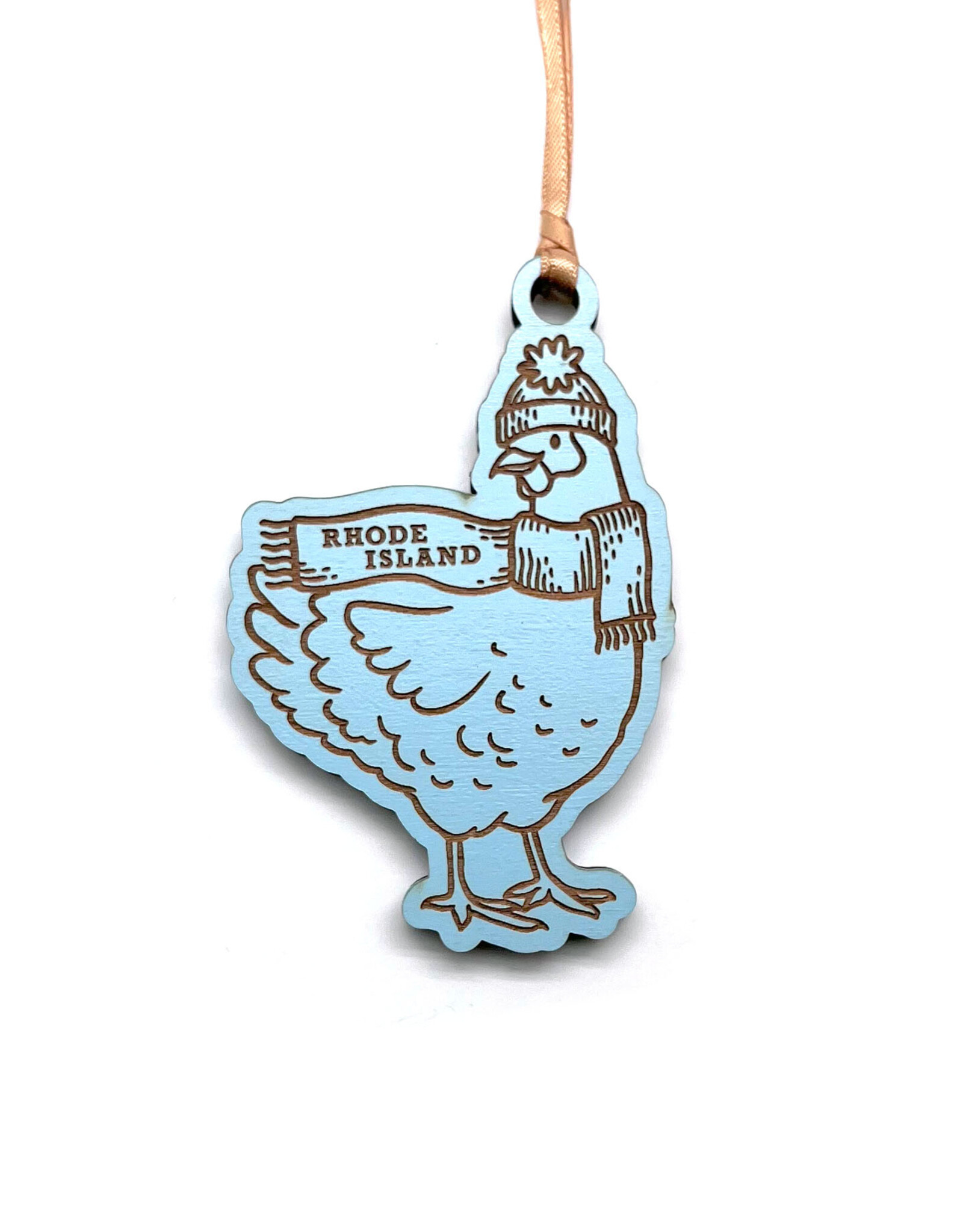 Rhode Island Red Rooster Ornament