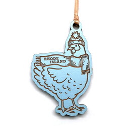 Rhode Island Red Rooster Ornament