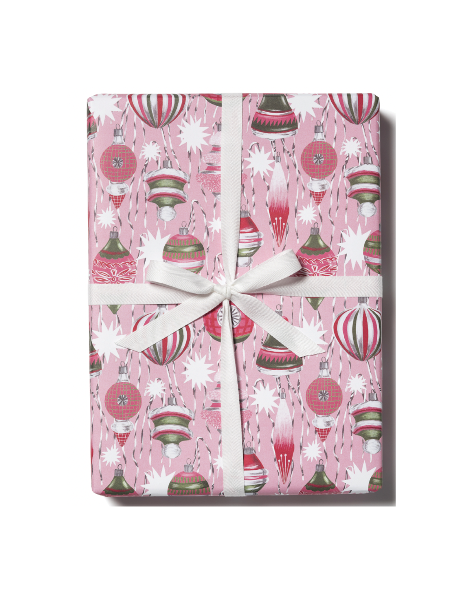 Retro Ornaments Wrapping Paper - Curbside Only