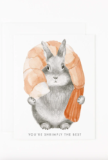 You're Shrimply the Best Greeting Card