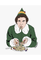 Buddy The Elf Breakfast Sticker