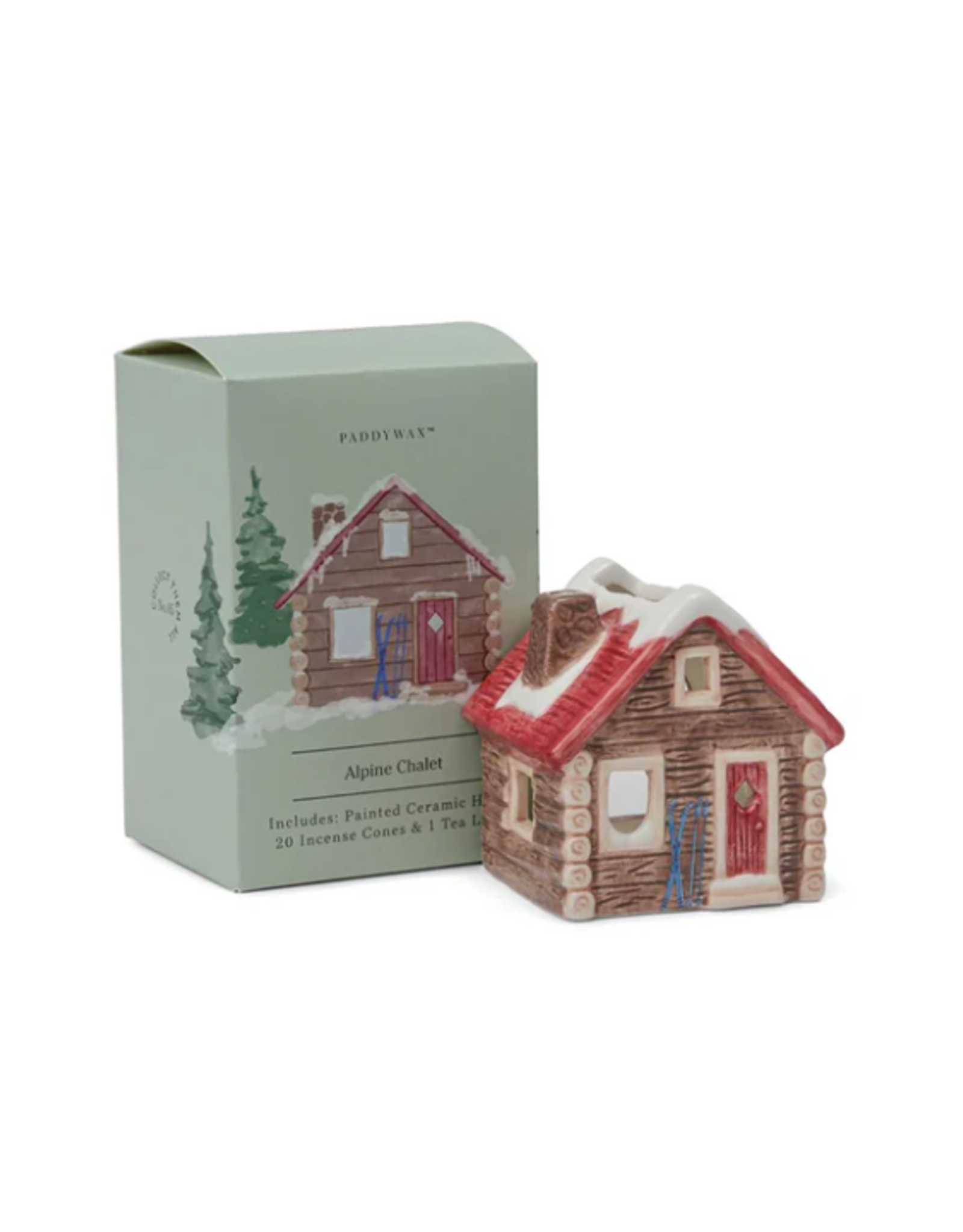 Alpine Chalet Incense & Tea Light Holder