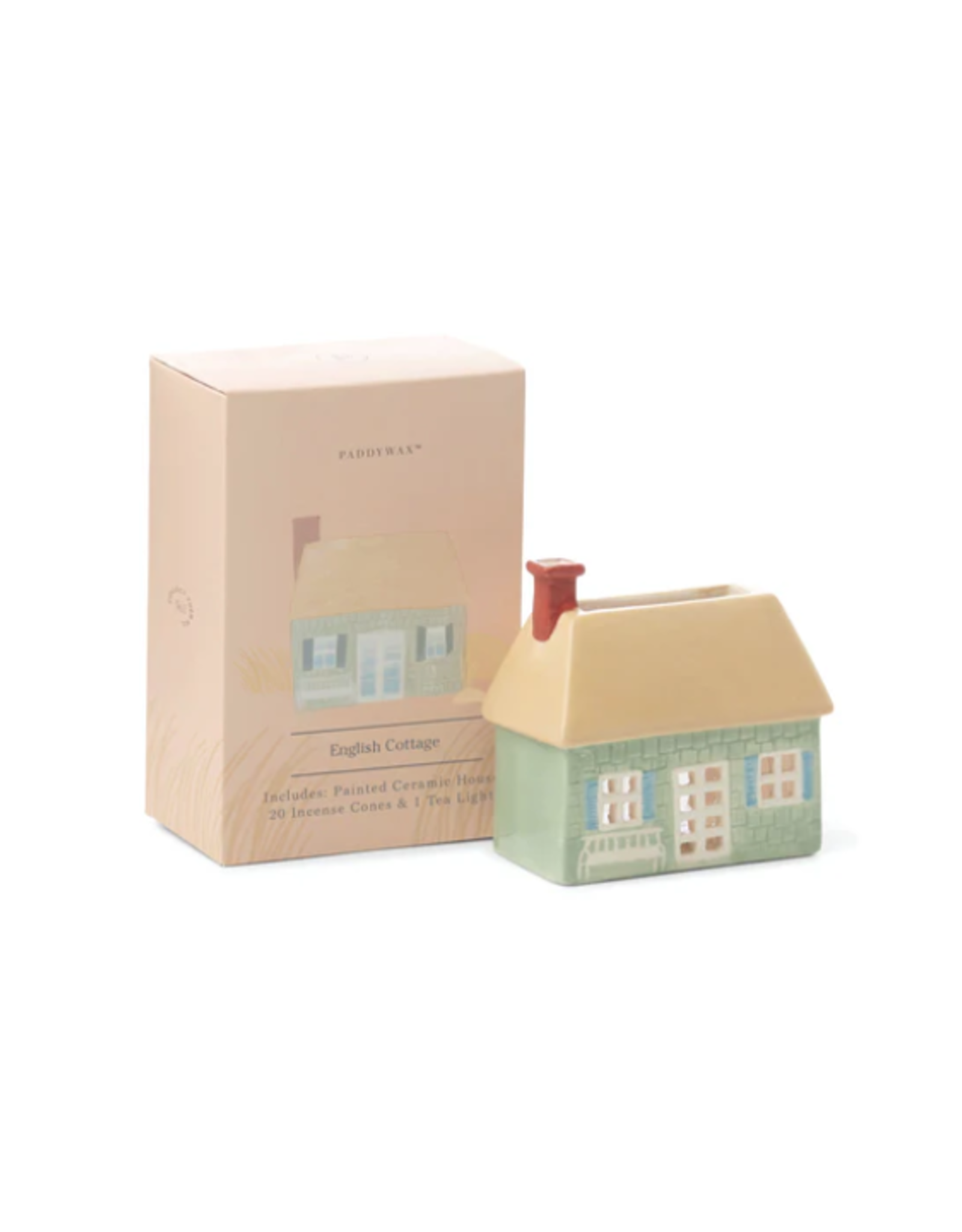 English Cottage Incense & Tea Light Holder