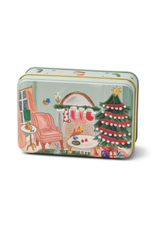 Soy Wax Candle Christmas Tin - Persimmon Chestnut Soy Wax Candle Christmas Tin - Persimmon Chestnut