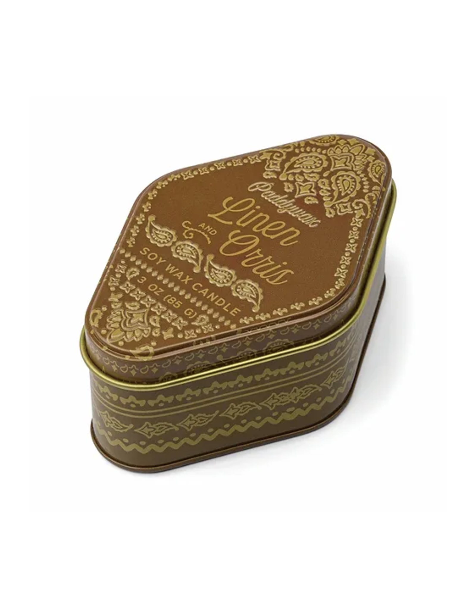 Soy Wax Candle Tin (3.5 oz) Linen & Orris