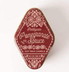 Soy Wax Candle Tin (3.5 oz) Pomegranate Spruce