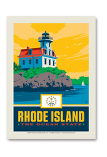 Rhode Island State Pride Print
