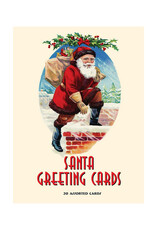 Vintage Santa Greeting Cards Deluxe Tin Vintage Santa Greeting Cards Deluxe Tin