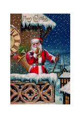 Vintage Santa Greeting Cards Deluxe Tin Vintage Santa Greeting Cards Deluxe Tin