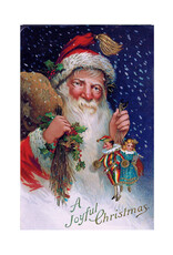Vintage Santa Greeting Cards Deluxe Tin Vintage Santa Greeting Cards Deluxe Tin