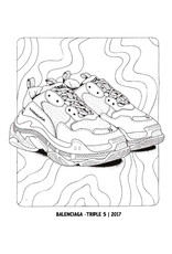 Sneaker Coloring Book