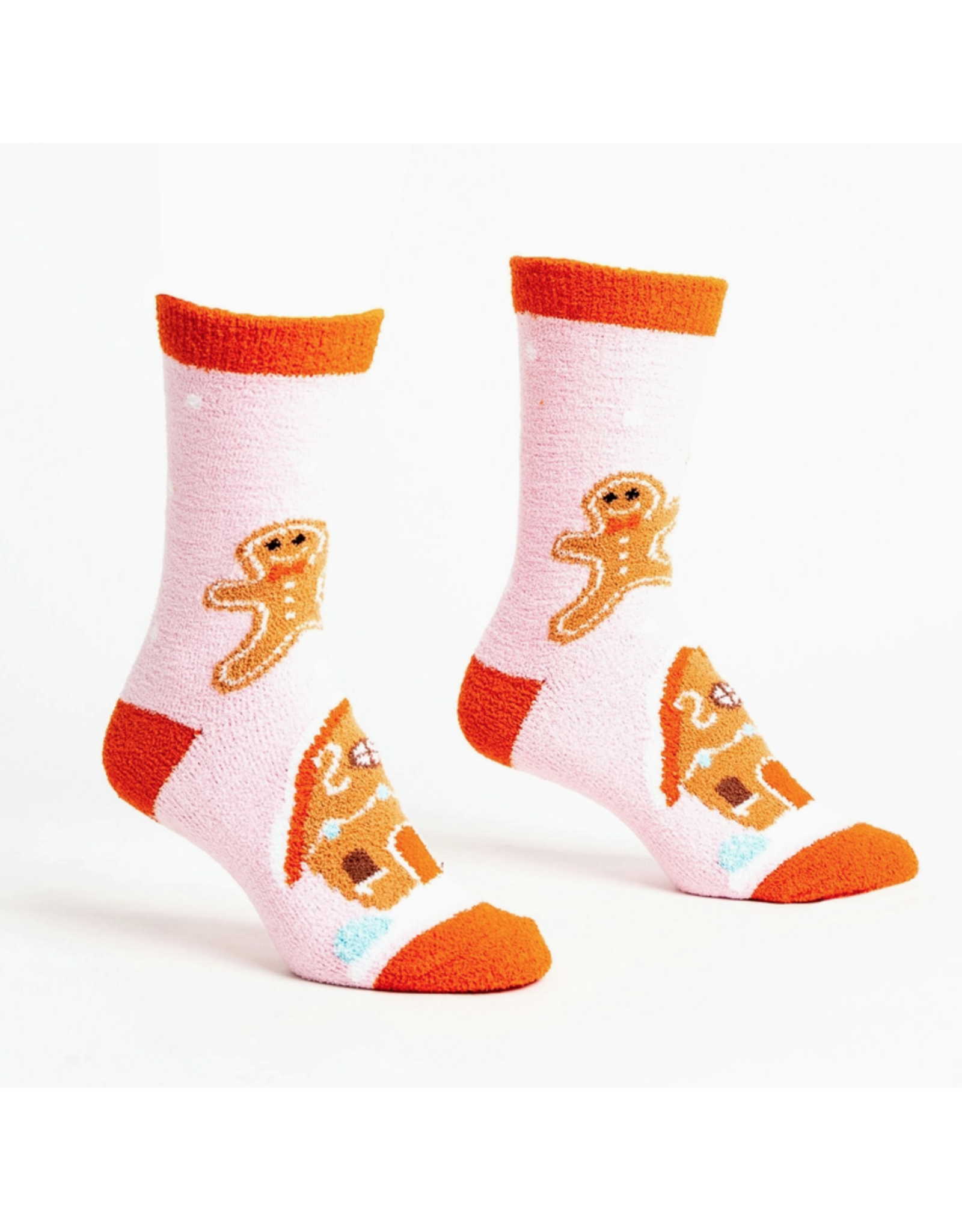 Spice Up Your Life Gingerbread Slipper Socks *