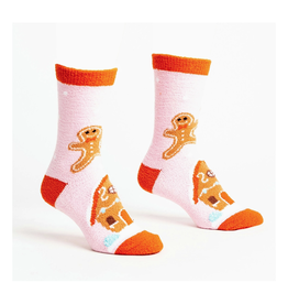 Spice Up Your Life Gingerbread Slipper Socks *